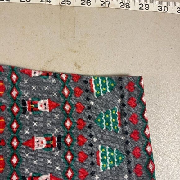 Christmas Holiday Santa Christmas Tree Leggings Xl 15/17 - Picture 10 of 10